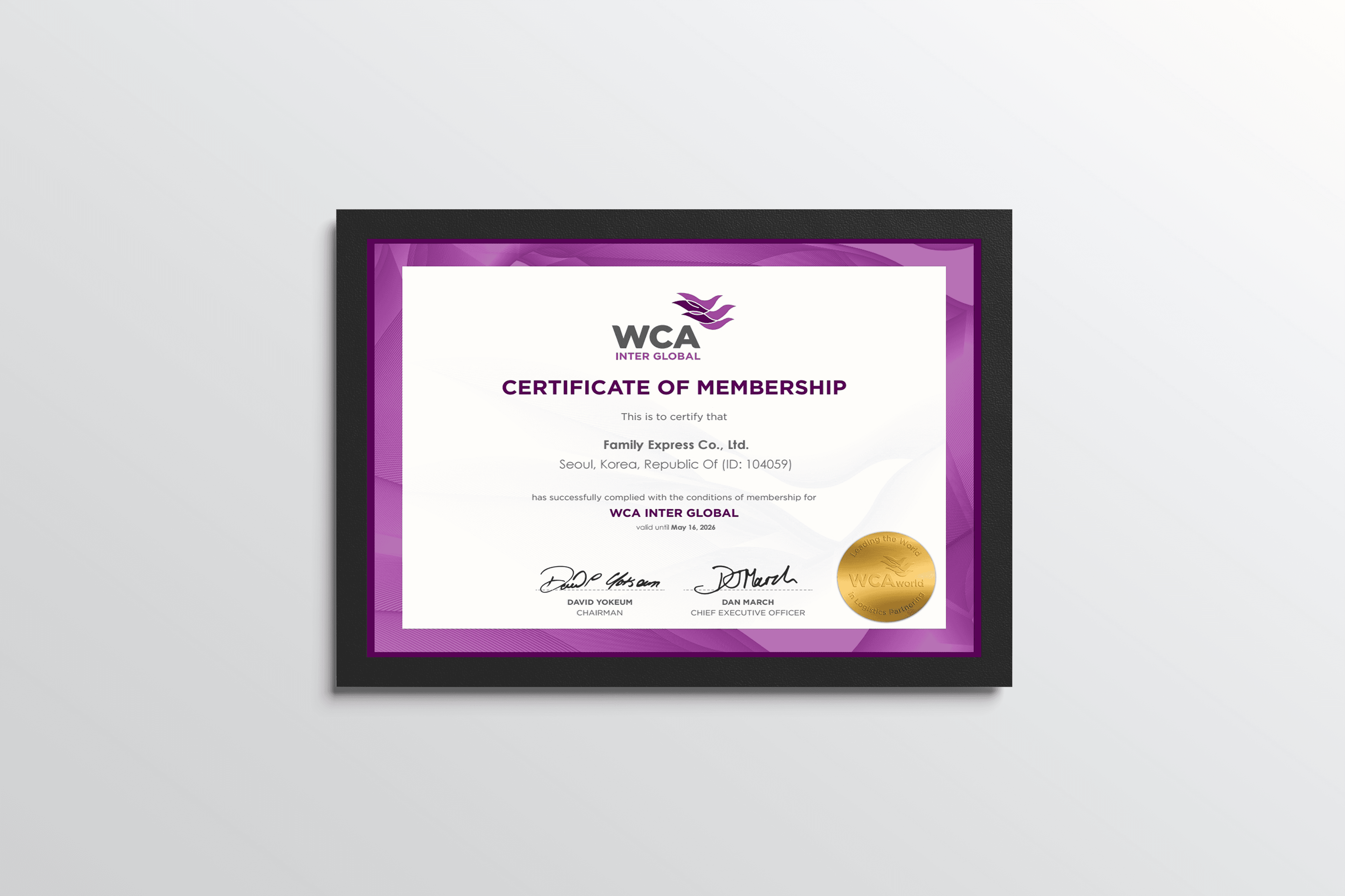 WCA member